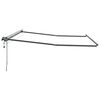 vidaXL Awning with Manual Anthracite 4.5 x 2.5 m Metal