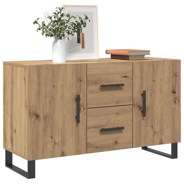 vidaXL Sideboard Artisan Oak Engineered Wood Medium Sideboard