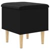 vidaXL Storage Bench Black