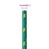 vidaXL Boat Rope Green 0.55 " 328.1 ' Polypropylene