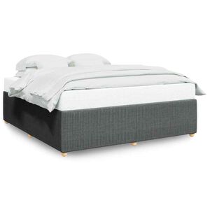 vidaXL Bed Frame Dark grey