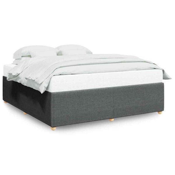 vidaXL Bed Frame Dark grey