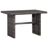 vidaXL Garden Dining Set Grey