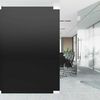 vidaXL Window Film Black PVC 17.7 x 393.7 in Removable Covers