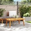 vidaXL Garden Coffee Table Golden brown Solid acacia wood