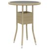 vidaXL Garden Dining Set Beige