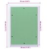 vidaXL Access Panel White 35 x 45 cm Aluminium and Plasterboard