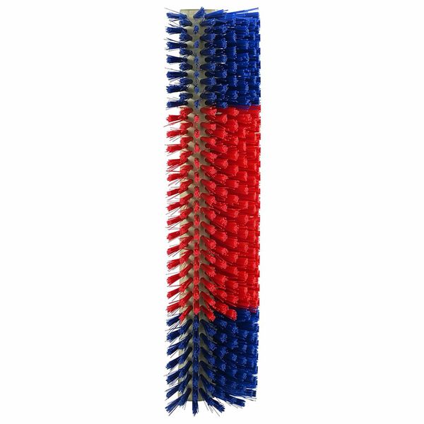 vidaXL Cattle Brushes Red and Blue 20 x 9 x 50 cm Plastic and Steel