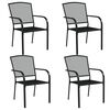 vidaXL Garden Dining Set Anthracite