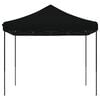 vidaXL Foldable Party Tent Pop-Up Black 115.0x115.0x124.0"