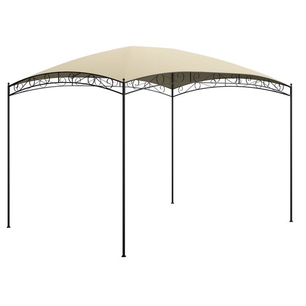 vidaXL Gazebo Cream Steel Large Durable Gazebo Rectangular