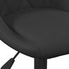 vidaXL Office Chair Black Velvet (100% polyester), black powder-coated steel