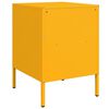 vidaXL Bedside Cabinet Mustard Yellow Cold-rolled steel Medium