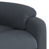 vidaXL Massage Recliner Chair Dark Grey Velvet, Metal, Plywood Standard