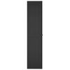 vidaXL Outdoor Storage Cabinet Black Polypropylene (PP) Large Storage