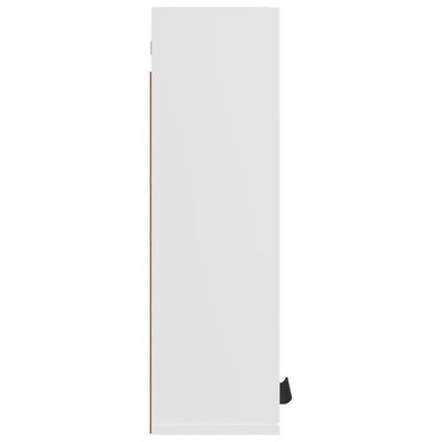 vidaXL Wall-mounted Bathroom Cabinet White 12.6"x7.9"x26.4"