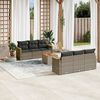 vidaXL Garden Sofa Set Grey