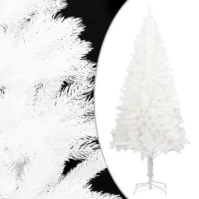 vidaXL Artificial Christmas Tree with LEDs White 94.5"