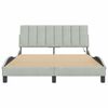 vidaXL Bed Frame Light Grey