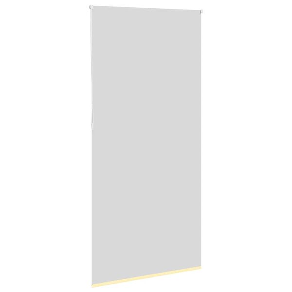 vidaXL Roller Blind Yellow 100% Polyester 39.4x90.6 in Height-Adjustable