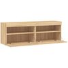 vidaXL TV Wall Cabinet Set of 2 Sonoma oak Engineered wood