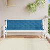 vidaXL Garden Bench Cushion Melange blue Fabric (100% polyester)