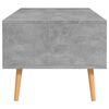vidaXL Coffee Table Concrete Grey Engineered Wood, MDF 39.4 in