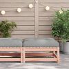 vidaXL Patio Footstool with Cushion Solid Wood Douglas