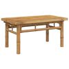 vidaXL Coffee Table Natural Bamboo Bamboo Small Coffee Table