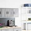 vidaXL Garage Wall Cabinet Grey Sonoma Engineered Wood
