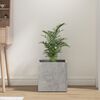 vidaXL Planter Box Concrete grey Engineered wood Medium