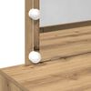 vidaXL Dressing Table with Drawer Artisan Oak 39.37 x 15.75 x 47.24 in