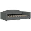 vidaXL Daybed with Trundle without Mattress Dark Gray 39.4"x74.8"