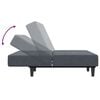 vidaXL Sofa Bed Dark Grey Velvet (100% polyester), wood, plastic 2-Seater