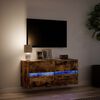 vidaXL TV Wall Cabinet Smoked Oak Engineered Wood One Size