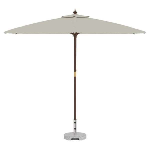 vidaXL Parasol Base Grey Ø 45 x 37.5 cm Granite