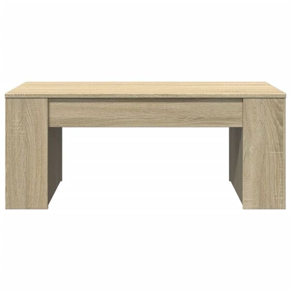 vidaXL Coffee Table Sonoma Oak Engineered Wood Small Coffee Table