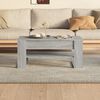 vidaXL Coffee Table Gray Sonoma Engineered wood Medium Coffee Table