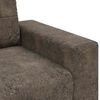 vidaXL Sofa with Cushion Dark gray Faux leather