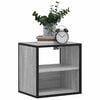 vidaXL Wall-mounted Bedside Cabinet Grey Sonoma Engineered wood