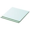 vidaXL Glass Panel Set of 2 Clear Tempered Glass 11.8x11.8 in