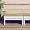 vidaXL Pallet Cushion Melange beige 100% polyester, foam fiber