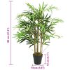 vidaXL Artificial Bamboo Tree Green