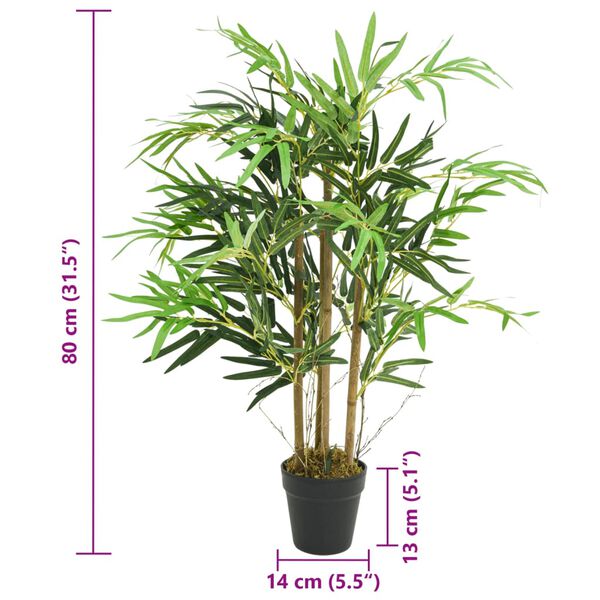 vidaXL Artificial Bamboo Tree Green
