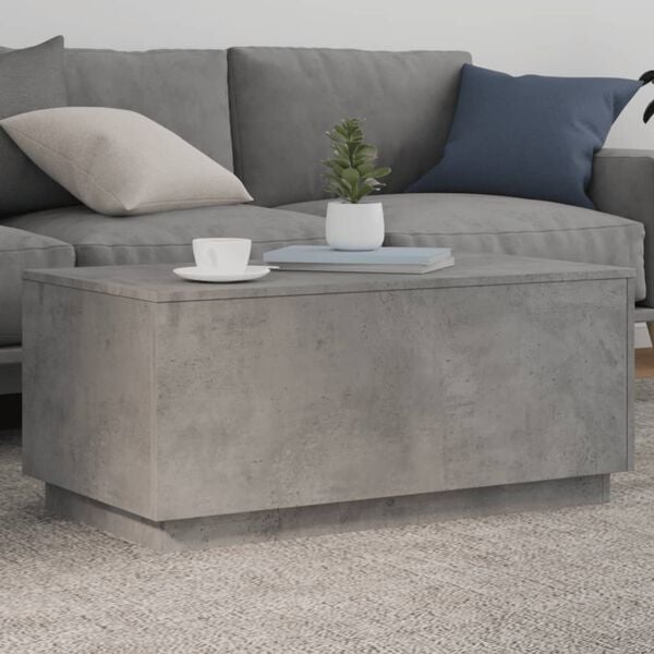 vidaXL Coffee Table Concrete Grey Engineered Wood Medium Coffee Table