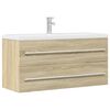 vidaXL Sink Cabinet Sonoma Oak Engineered Wood Medium