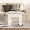 vidaXL Coffee Table White Engineered Wood 21.7 in x 21.7 in x 16.5 in