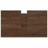 vidaXL Bathroom Basin Cabinet Brown Oak Engineered wood, steel Medium