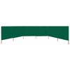 vidaXL Wind Screen Green Non-woven fabric, wood 315 in x 63 in