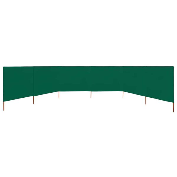 vidaXL Wind Screen Green Non-woven fabric, wood 315 in x 63 in